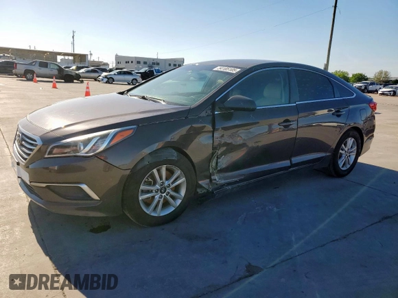 2017 Hyundai Sonata 2.4L with VIN 5NPE24AF2HH596141, listed as a Copart auction lot 54185105 with 113,180 mi miles and Salvage Title. Bid and sale history available at DreamBid. Image 1.