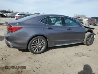 2018 Acura TLX Advance with VIN 19UUB3F7XJA006760, listed as a Copart auction lot 43047455 with 30,299 mi miles and Salvage title. Bid and sale history available at DreamBid. Image 3.