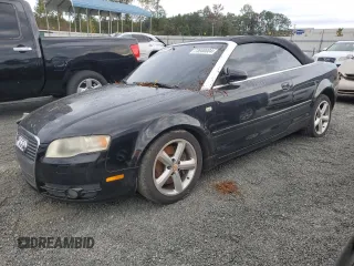 2007 Audi A4 3.2L with VIN WAUDH48HX7K024300, listed as a Copart auction lot 73648684 with 131,054 mi miles and Salvage title. Bid and sale history available at DreamBid. Image 1.