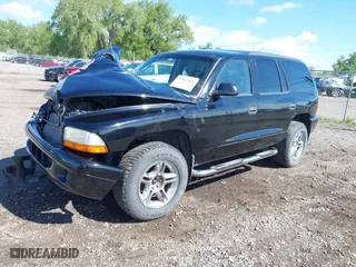 2002 Dodge Durango Sport with VIN 1B4HS38N62F159178, listed as a IAAI auction lot 39463560 with 183,111 mi miles. Bid and sale history available at carsss.com. Image 2.