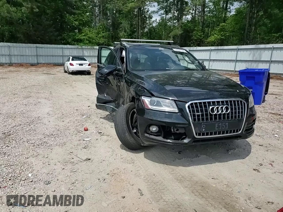 2013 Audi Q5 Premium with VIN WA1CFAFP8DA059460, listed as a Copart auction lot 54691185 with Not provided miles and Salvage title. Bid and sale history available at DreamBid. Image 14.
