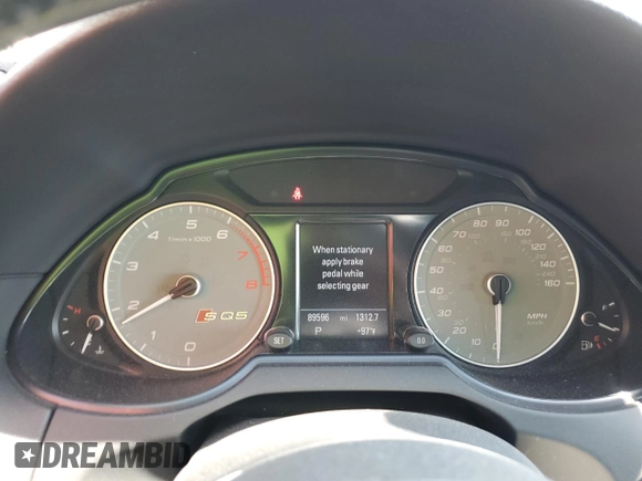 2014 Audi SQ5 Prestige with VIN WA1VGAFPXEA097666, listed as a Copart auction lot 62520445 with 89,596 mi miles and Salvage title. Bid and sale history available at DreamBid. Image 9.