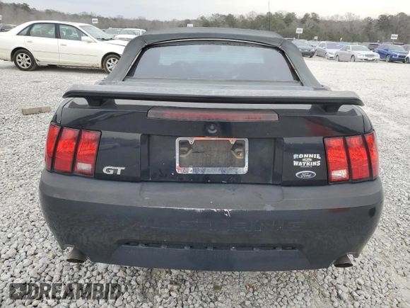 2002 Ford Mustang GT Deluxe with VIN 1FAFP45X82F161625, listed as a Copart auction lot 42037185 with 195,870 mi miles and Clean title. Bid and sale history available at DreamBid. Image 6.