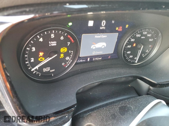 2024 Cadillac XT5 FWD Premium Luxury with VIN 1GYKNCR44RZ753146, listed as a Copart auction lot 85201364 with 5,192 mi miles and Salvage Title. Bid and sale history available at carsss.com. Image 9.