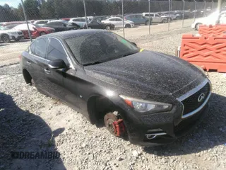 2015 Infiniti Q50 Premium with VIN JN1BV7AP7FM347280, listed as a IAAI auction lot 40478175 with 152,160 mi miles. Bid and sale history available at carsss.com. Image 1.