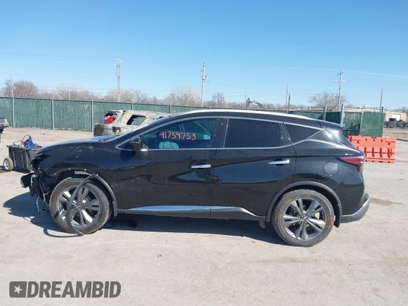 2019 Nissan Murano SL with VIN 5N1AZ2MS2KN104086, listed as a IAAI auction lot 41759753 with 167,795 mi miles and . Bid and sale history available at DreamBid. Image 15.