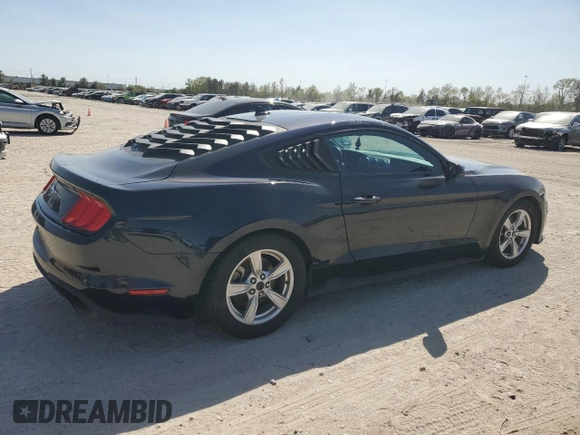 2021 Ford Mustang EcoBoost with VIN 1FA6P8TH8M5134145, listed as a Copart auction lot 50377265 with 41,098 mi miles and Salvage Title. Bid and sale history available at carsss.com. Image 3.