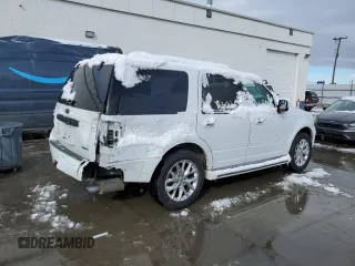 2016 Ford Expedition Limited with VIN 1FMJU2AT8GEF53646, listed as a Copart auction lot 49155795 with 103,563 mi miles and Salvage title. Bid and sale history available at DreamBid. Image 3.