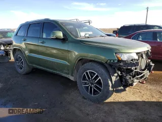 2019 Jeep Grand Cherokee Trailhawk with VIN 1C4RJFLT1KC774756, listed as a Copart auction lot 52591725 with 96,686 mi miles and Salvage title. Bid and sale history available at DreamBid. Image 4.