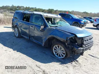 2018 Ford Flex Limited with VIN 2FMGK5D82JBA00003, listed as a IAAI auction lot 41853496 with 43,105 mi miles. Bid and sale history available at carsss.com. Image 1.