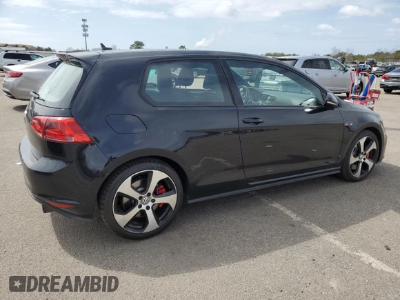 2016 Volkswagen GTI S with VIN 3VWY47AUXGM002165, listed as a Copart auction lot 52644985 with 82,961 mi miles and Clean Title. Bid and sale history available at DreamBid. Image 3.