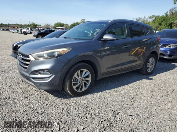 2016 Hyundai Tucson Limited z VIN KM8J33A23GU198939, wystawiony jako Copart lot #57412575 z przebiegiem 149 121 mil mil oraz Czysty tytuł • Clean title. Historia ofert i sprzedaży dostępna na DreamBid. Obrazek 1.