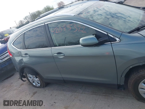 2012 Honda CR-V EX-L z VIN JHLRM4H77CC025262, wystawiony jako IAAI lot #42095322 z przebiegiem 44 483 mil mil oraz . Historia ofert i sprzedaży dostępna na DreamBid. Obrazek 14.