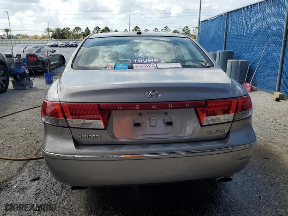 2008 Hyundai Azera Limited with VIN KMHFC46F38A292474, listed as a Copart auction lot 47892485 with 152,402 mi miles and Salvage Title. Bid and sale history available at carsss.com. Image 6.