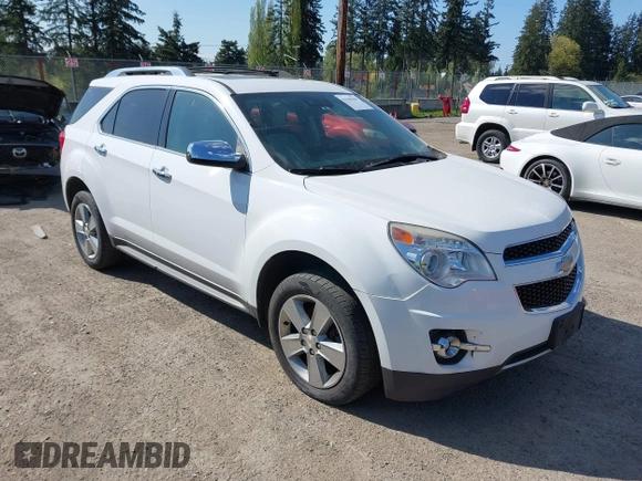 2013 Chevrolet Equinox LTZ with VIN 2GNFLGEK2D6154816, listed as a IAAI auction lot 42106589 with 126,946 mi miles. Bid and sale history available at carsss.com. Image 1.