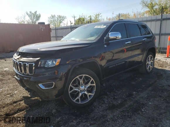 2020 Jeep Grand Cherokee Limited with VIN 1C4RJFBG9LC303010, listed as a Copart auction lot 55878245 with 35,106 mi miles and Salvage title. Bid and sale history available at DreamBid. Image 1.