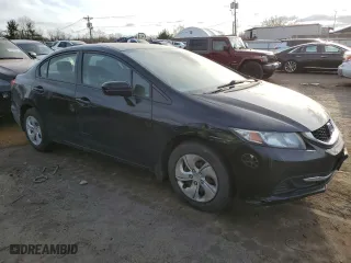 2015 Honda Civic Sedan LX with VIN 19XFB2F59FE259055, listed as a Copart auction lot 44831404 with 118,292 mi miles and Salvage Title. Bid and sale history available at carsss.com. Image 4.