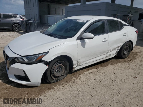 2020 Nissan Sentra S with VIN 3N1AB8BV8LY218772, listed as a Copart auction lot 50875695 with 103,436 mi miles and Non Repairable. Bid and sale history available at carsss.com. Image 1.