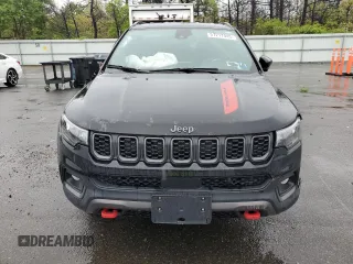 2024 Jeep Compass Trailhawk with VIN 3C4NJDDN6RT104623, listed as a Copart auction lot 57217045 with 15,306 mi miles and Salvage title. Bid and sale history available at DreamBid. Image 5.