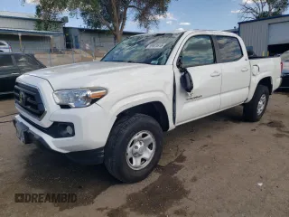 2021 Toyota Tacoma SR with VIN 3TYAX5GN5MT015924, listed as a Copart auction lot 59523615 with 79,693 mi miles and Salvage title. Bid and sale history available at DreamBid. Image 1.