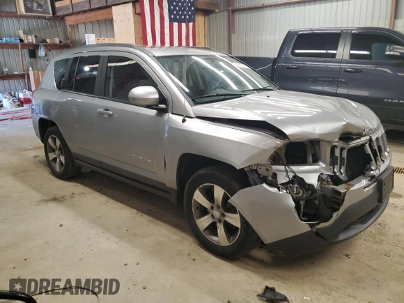 2016 Jeep Compass Latitude with VIN 1C4NJDEB9GD785500, listed as a Copart auction lot 50600975 with 86,649 mi miles and Salvage Title. Bid and sale history available at carsss.com. Image 4.