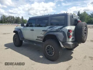 2023 Ford Bronco Raptor z VIN 1FMEE5JR7PLA93752, wystawiony jako Copart lot #57440075 z przebiegiem 33 549 mil mil oraz Szkody całkowita. Historia ofert i sprzedaży dostępna na DreamBid. Obrazek 2.
