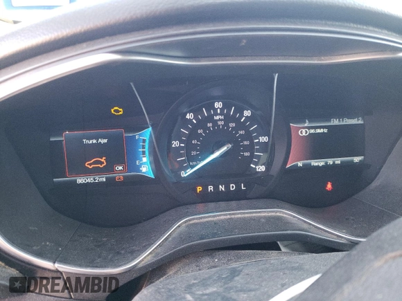 2018 Ford Fusion Hybrid Titanium with VIN 3FA6P0RU5JR247839, listed as a Copart auction lot 37485033 with 86,045 mi miles. Bid and sale history available at carsss.com. Image 9.