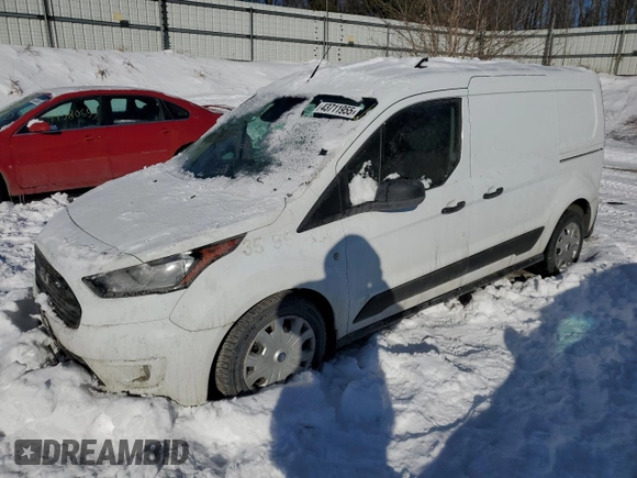 2022 Ford Transit Connect XLT with VIN NM0LS7T25N1521498, listed as a Copart auction lot 43711955 with 244,457 mi miles and Clean title. Bid and sale history available at DreamBid. Image 1.