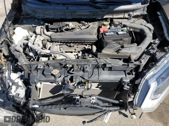 2019 Nissan Rogue SV with VIN JN8AT2MV1KW381701, listed as a Copart auction lot 49676375 with 104,157 mi miles and Salvage Title. Bid and sale history available at carsss.com. Image 13.