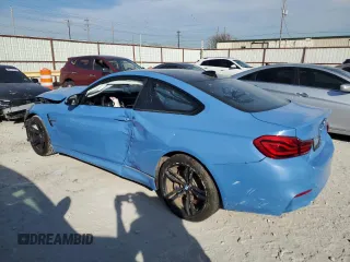 2018 BMW M4 with VIN WBS4Y9C51JAC87281, listed as a Copart auction lot 40663874 with 53,003 mi miles. Bid and sale history available at carsss.com. Image 2.