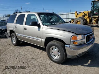 2002 GMC Yukon SLT with VIN 1GKEK13Z52J275719, listed as a Copart auction lot 50007305 with 156,669 mi miles and Salvage Title. Bid and sale history available at carsss.com. Image 4.