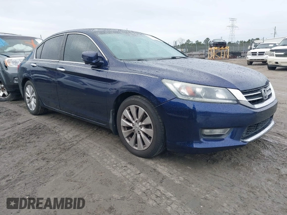 2013 Honda Accord Sdn EX-L with VIN 1HGCR2F88DA177330, listed as a IAAI auction lot 41418526 with 106,438 mi miles. Bid and sale history available at carsss.com. Image 1.