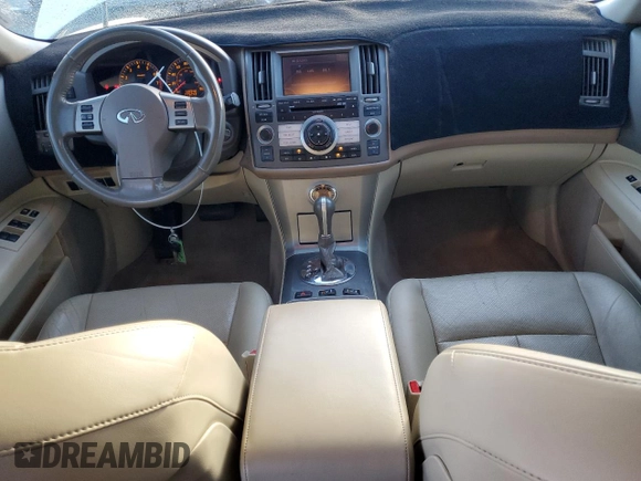 2008 Infiniti FX with VIN JNRAS08W38X209419, listed as a Copart auction lot 45769945 with 130,948 mi miles and Salvage Title. Bid and sale history available at DreamBid. Image 8.