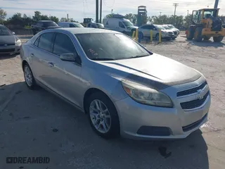2013 Chevrolet Malibu ECO with VIN 1G11D5RR9DF106109, listed as a IAAI auction lot 41754459 with 168,718 mi miles. Bid and sale history available at carsss.com. Image 1.