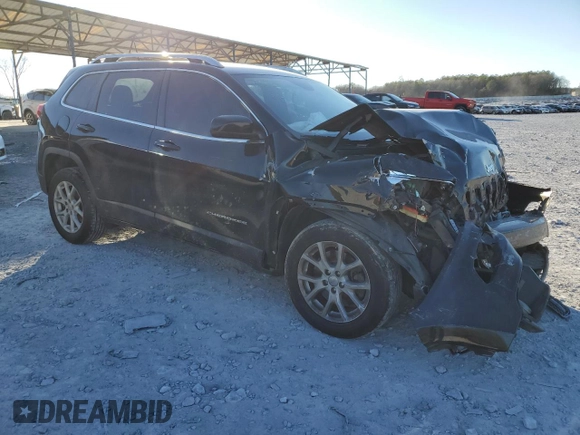 2018 Jeep Cherokee Latitude with VIN 1C4PJLCB6JD518425, listed as a Copart auction lot 89181885 with 120,346 mi miles and Salvage title. Bid and sale history available at DreamBid. Image 4.