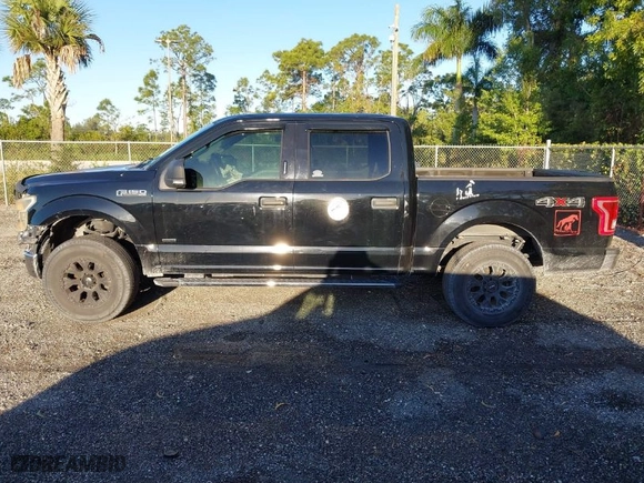2017 Ford F-150 XL with VIN 1FTEW1EP1HFA71426, listed as a IAAI auction lot 41822200 with 103,055 mi miles. Bid and sale history available at carsss.com. Image 15.