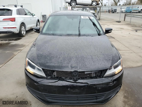 2012 Volkswagen Jetta Sedan SE w/Convenience & Sunroof PZEV with VIN 3VWDP7AJ5CM461819, listed as a Copart auction lot 48877845 with 153,712 mi miles and Salvage Title. Bid and sale history available at carsss.com. Image 5.