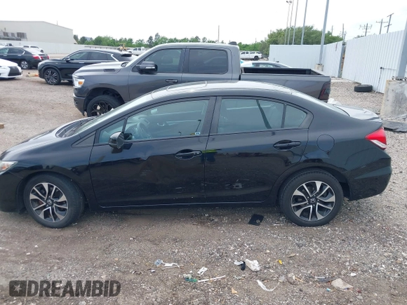 2014 Honda Civic Sedan EX with VIN 19XFB2F88EE012683, listed as a IAAI auction lot 42057671 with 95,490 mi miles. Bid and sale history available at carsss.com. Image 13.