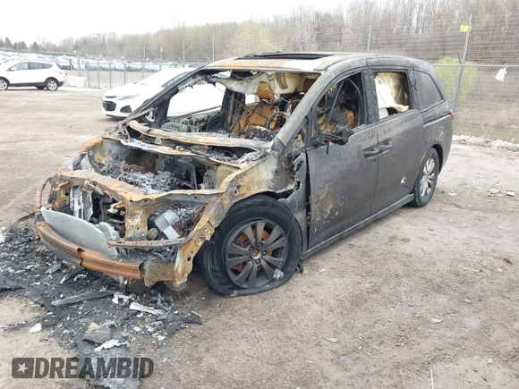 2016 Honda Odyssey EX-L with VIN 5FNRL5H68GB005401, listed as a IAAI auction lot 42063470 with Not Provided miles and . Bid and sale history available at DreamBid. Image 2.