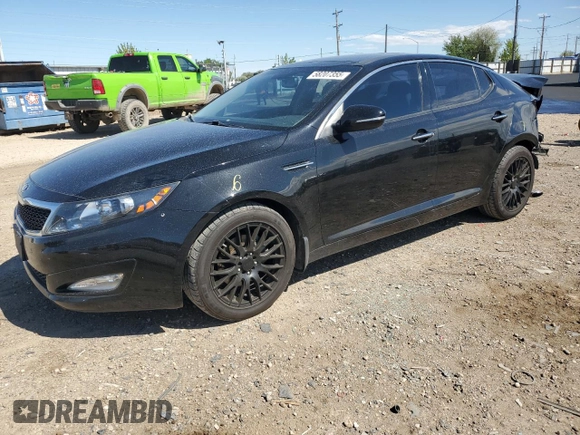 2013 Kia Optima EX z VIN 5XXGN4A72DG108840, wystawiony jako Copart lot #58207355 z przebiegiem 114 629 mil mil oraz Szkoda całkowita • Salvage title. Historia ofert i sprzedaży dostępna na DreamBid. Obrazek 1.