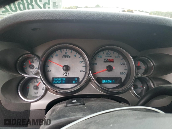 2012 GMC Sierra 2500HD SLE z VIN 1GT120CG6CF169156, wystawiony jako Copart lot #52860205 z przebiegiem 106 505 mil mil oraz Szkoda całkowita • Salvage title. Historia ofert i sprzedaży dostępna na DreamBid. Obrazek 9.