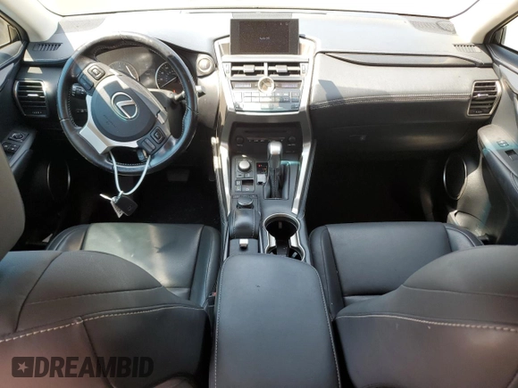 2017 Lexus NX 200t with VIN JTJYARBZXH2065984, listed as a Copart auction lot 61762285 with 131,411 mi miles and Salvage title. Bid and sale history available at DreamBid. Image 8.