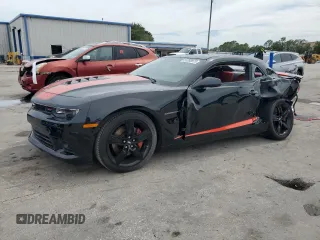 2014 Chevrolet Camaro SS with VIN 2G1FK1EJ8E9299951, listed as a Copart auction lot 59760873 with 7,639 mi miles and Salvage title. Bid and sale history available at DreamBid. Image 1.