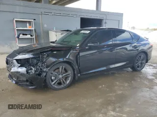 2024 Acura Integra Technology with VIN 19UDE4H60RA019496, listed as a Copart auction lot 61806585 with 21,090 mi miles and Salvage title. Bid and sale history available at DreamBid. Image 1.