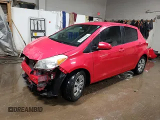 2013 Toyota Yaris L with VIN JTDKTUD34DD545693, listed as a Copart auction lot 47539345 with 117,724 mi miles and Salvage Title. Bid and sale history available at carsss.com. Image 1.