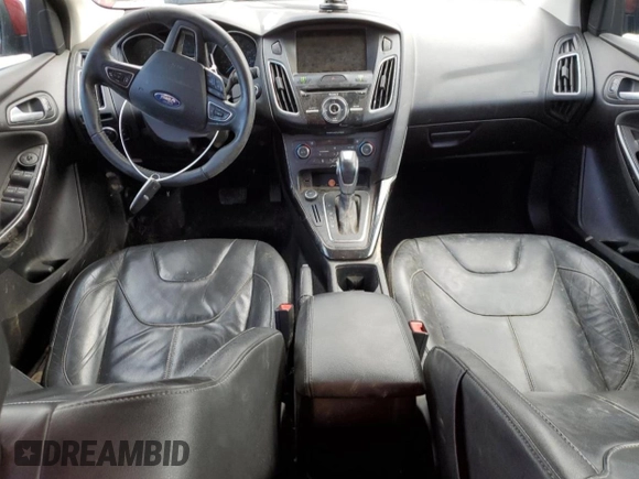 2015 Ford Focus Titanium with VIN 1FADP3J22FL239884, listed as a Copart auction lot 47628525 with 181,624 mi miles and Salvage Title. Bid and sale history available at carsss.com. Image 8.