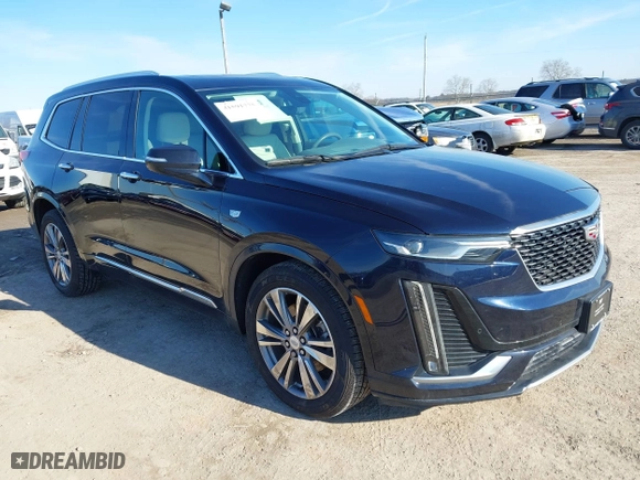2021 Cadillac XT6 Premium Luxury with VIN 1GYKPDRS8MZ175544, listed as a IAAI auction lot 41591775 with 39,290 mi miles. Bid and sale history available at carsss.com. Image 1.