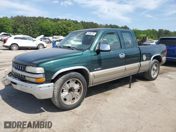 2002 Chevrolet Silverado 1500 LS with VIN 2GCEC19V421344357, listed as a Copart auction lot 53668705 with 233,608 mi miles and Salvage Title. Bid and sale history available at DreamBid. Image 1.