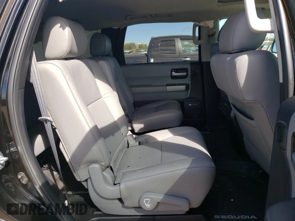 2017 Toyota Sequoia Limited with VIN 5TDJW5G12HS152241, listed as a Copart auction lot 62638752 with 19,755 mi miles. Bid and sale history available at carsss.com. Image 6.