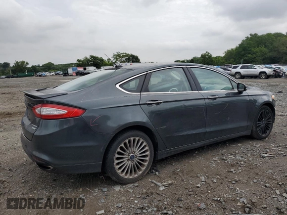 2016 Ford Fusion Titanium with VIN 3FA6P0K95GR158075, listed as a Copart auction lot 64476715 with 137,656 mi miles and Salvage title. Bid and sale history available at DreamBid. Image 3.